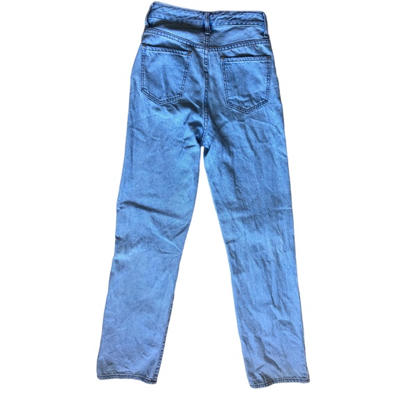 SONG 90’s Boyfriend Jeans Woman Size 0/24 - Picture 3 of 8